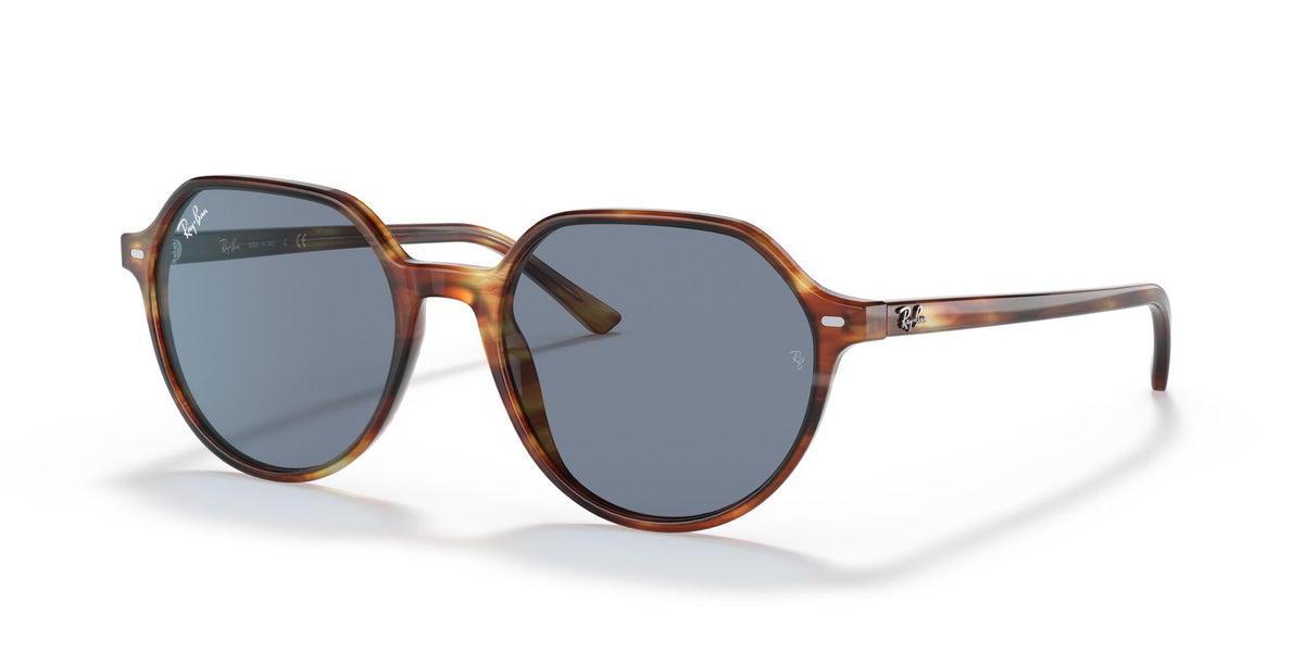 Ray-Ban Thalia 0RB2195 954/62 55 Striped Havana/ Blue