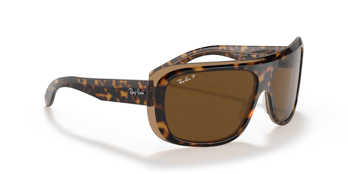 RB 2196 Ray-Ban Blair Havana On Transparent Brown / Brown 64 64 / Crystal / Acetate / Acetate