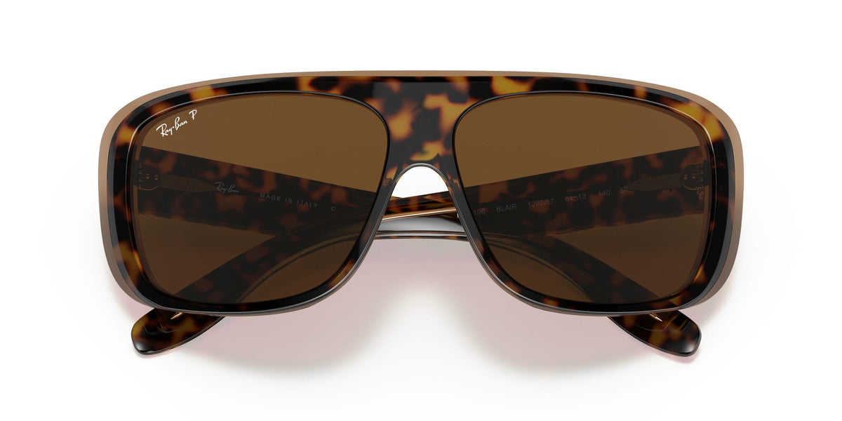 RB 2196 Ray-Ban Blair Havana On Transparent Brown / Brown 64 64 / Crystal / Acetate / Acetate