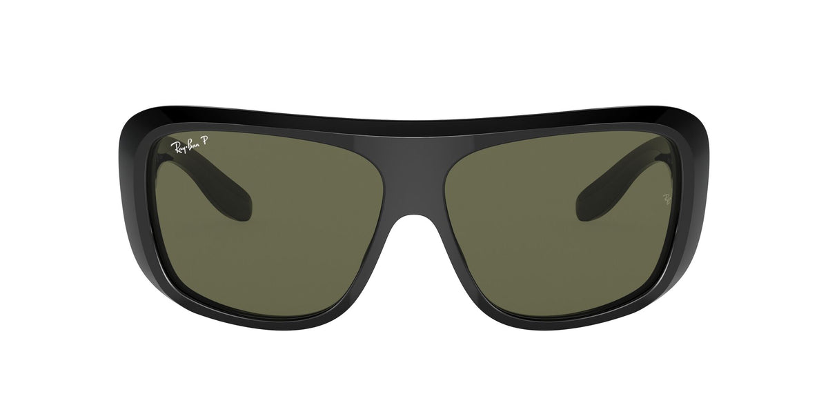 RB 2196 Ray-Ban Blair Black / Polarised Green Classic G-15 61 61 / Crystal / Acetate / Acetate