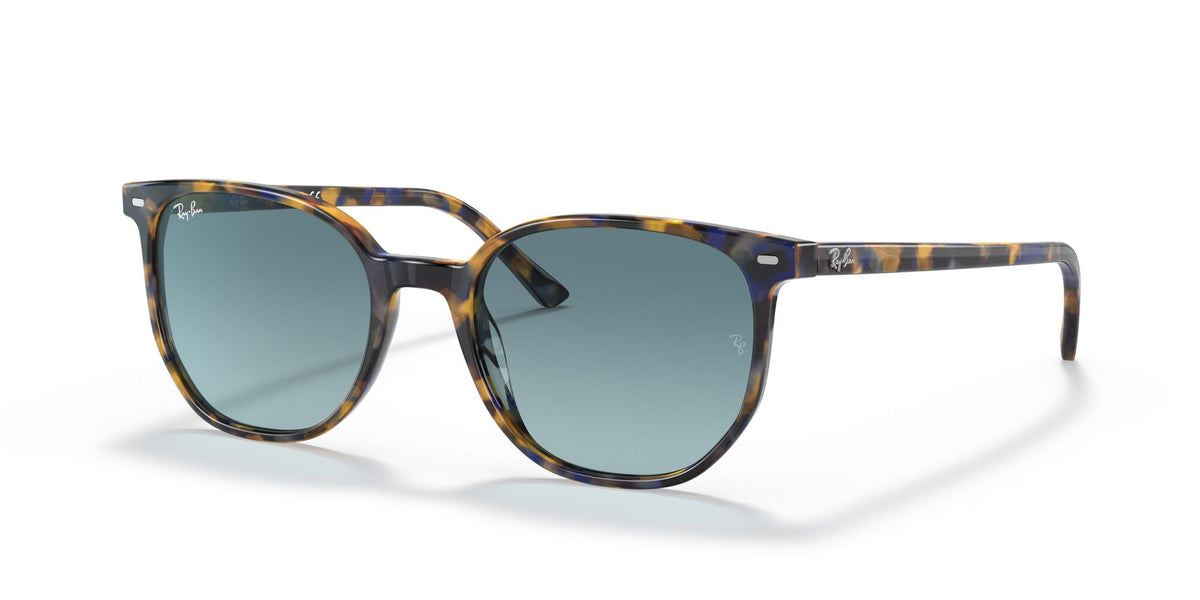 Ray-Ban Elliot 0RB2197 13563M 50 Yellow & Blue Havana/ Blue Gradient 50 / Crystal / Acetate / Acetate