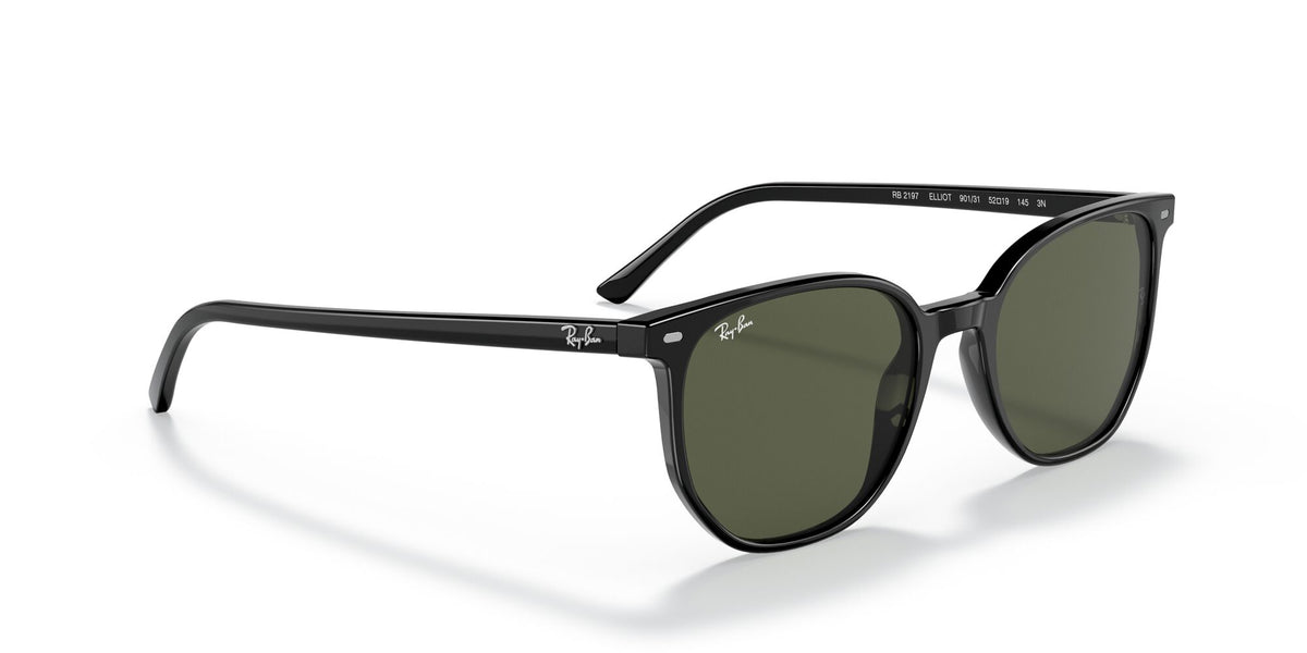 Ray-Ban Elliot 0RB2197 901/31 52 Black/ Green