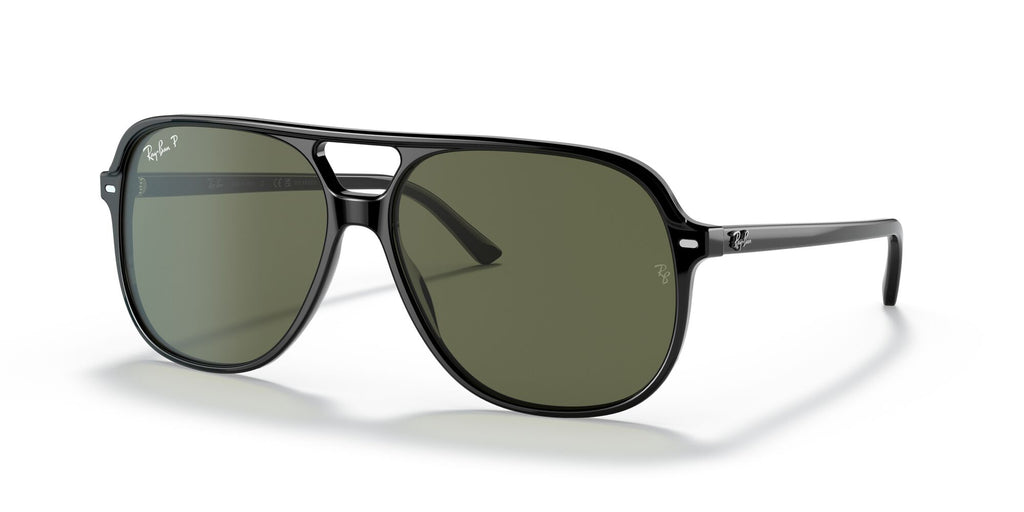 Ray-Ban Bill 0RB2198 901/58 56 Black/ Green 56 / Crystal / Acetate / Acetate