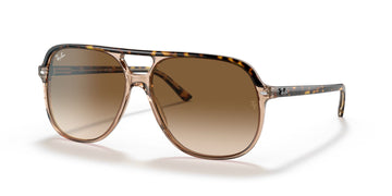 Ray-Ban Bill 0RB2198 129251 56 Havana On Transparent Brown/ Light Brown Gradient 56 / Crystal / Acetate / Acetate