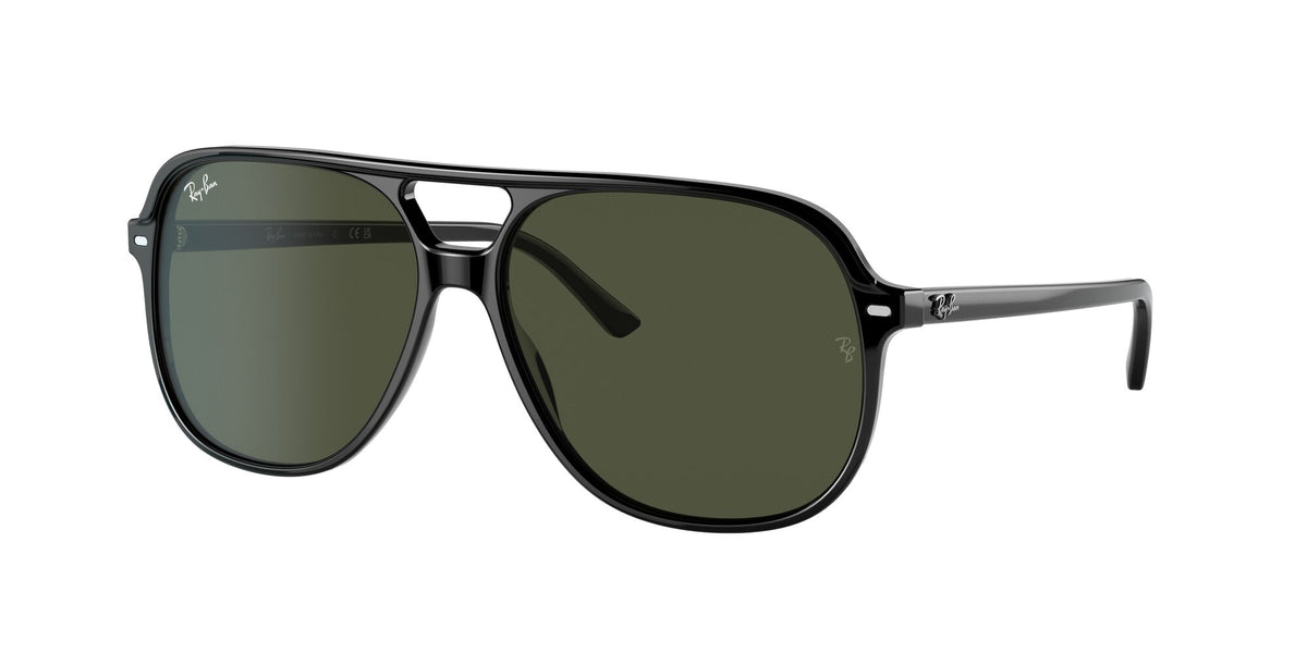 Ray-Ban Bill 0RB2198 901/31 56 Black/ Green Classic G-15 56 / Crystal / Acetate / Acetate