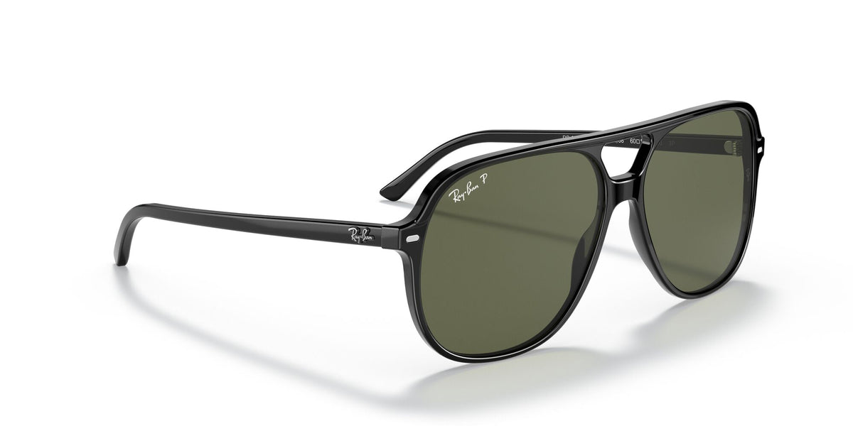 Ray-Ban Bill 0RB2198 901/58 56 Black/ Green 56 / Crystal / Acetate / Acetate