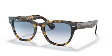 RB 2201 Ray-Ban Laramie Yellow Havana /  Clear Gradient Blue 54 54 / Crystal / Plastic