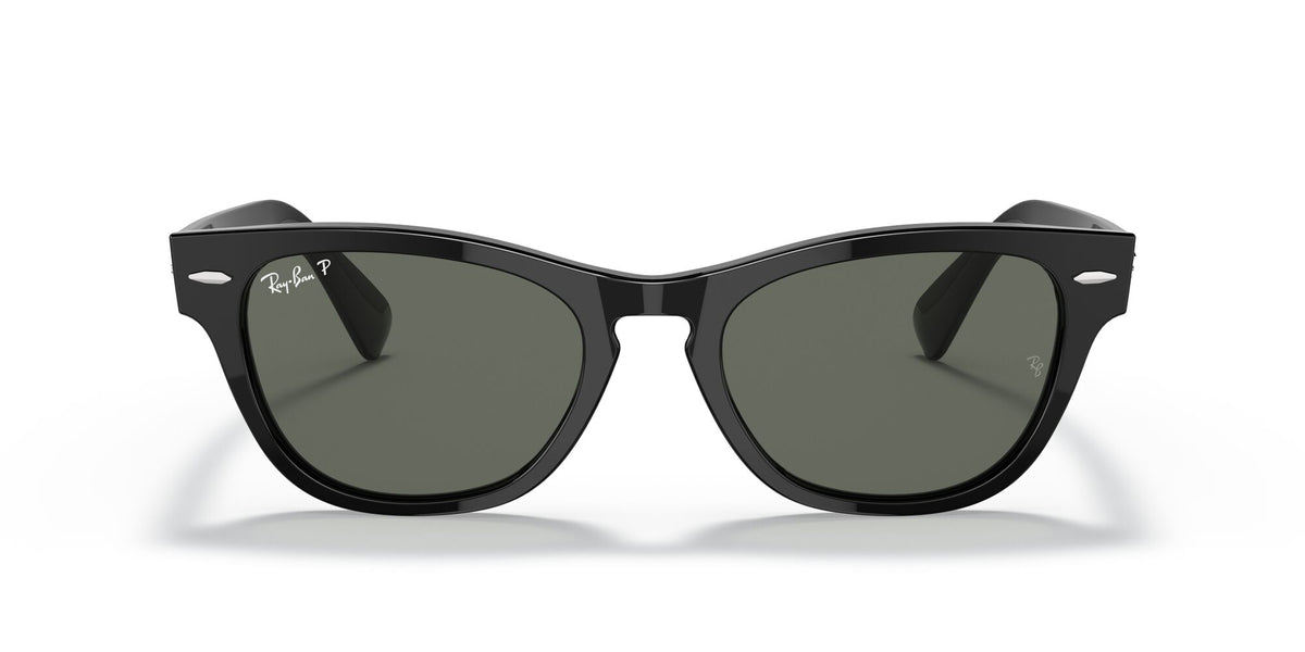 RB 2201 Ray-Ban Laramie Black / Polarised Green Classic G-15 54 54 / Crystal / Acetate / Acetate