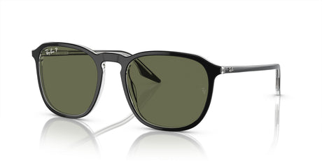 Ray-Ban  0RB2203 919/58 52 Black On Transparent/ Green 52 / Crystal / Acetate / Acetate