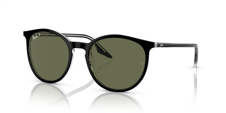 Ray-Ban  0RB2204 919/58 51 Black On Transparent/ Green 51 / Crystal / Acetate / Acetate