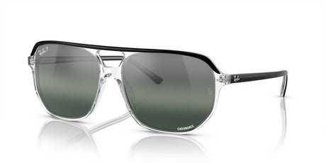 Ray-Ban Bill One 0RB2205 1294G6 60 Black On Transparent/ Silver/Blue 60 / Crystal / Acetate / Acetate