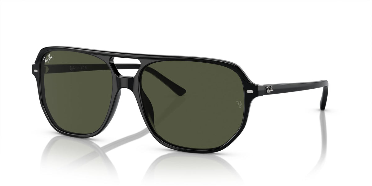 Ray-Ban Bill One 0RB2205 901/31 57 Black/ Green 57 / Crystal / Acetate / Acetate