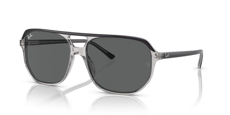Ray-Ban Bill One 0RB2205 1396B1 60 Dark Grey On Transparent Grey/ Dark Grey 60 / Crystal / Acetate / Acetate