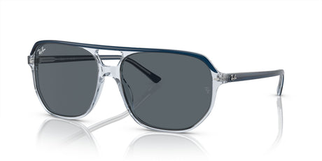 Ray-Ban Bill One 0RB2205 1397R5 57 Blue On Transparent Blue/ Blue 57 / Crystal / Acetate / Acetate