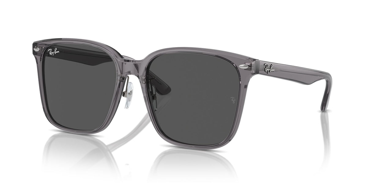 Ray-Ban0RB2206D 139987 57 Transparent Grey/ Dark Grey
