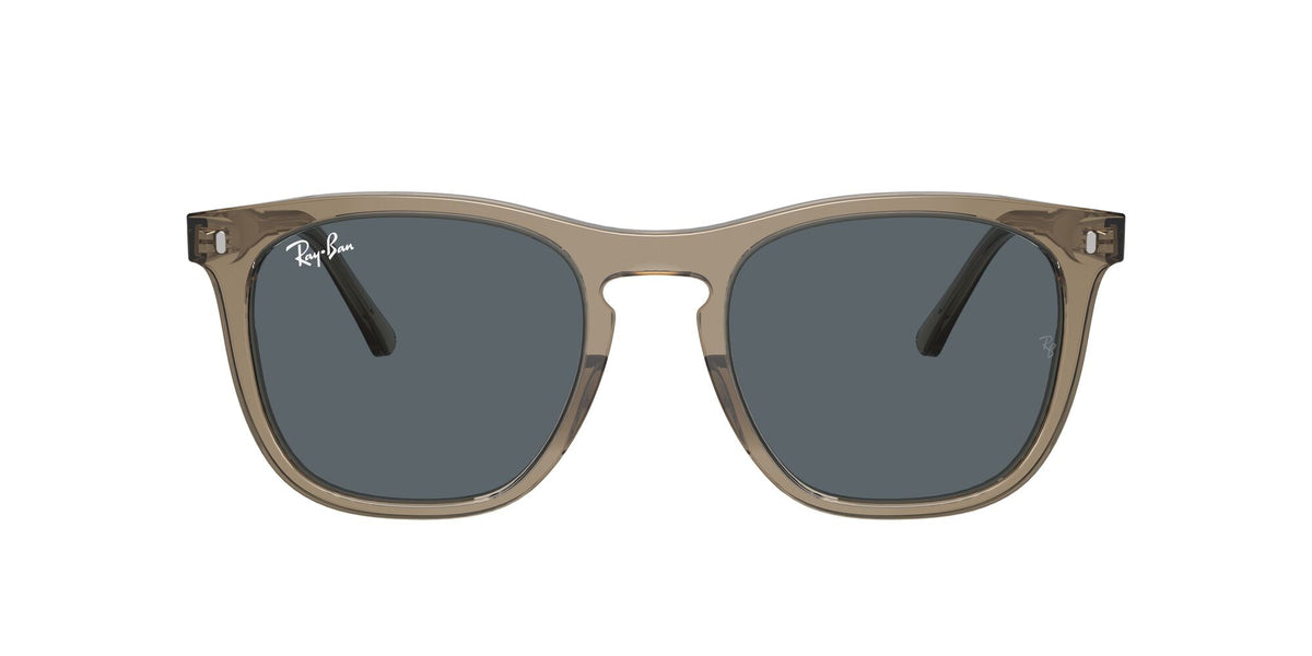 Ray-Ban0RB2210 6765R5 53 Transparent Brown/ Blue - Blue Star Eyewear