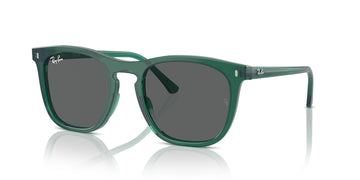 Ray-Ban  0RB2210F 6615B1 53 Transparent Green/ Dark Grey