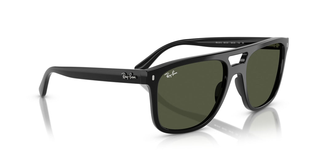 Ray-Ban  0RB2213 901/31 58 Black/ G-15 Green