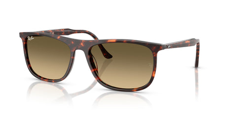 Ray-Ban  RB2216F 14290A 58 Havana Red Tortoiseshell / Brown Vintage Gradient Black