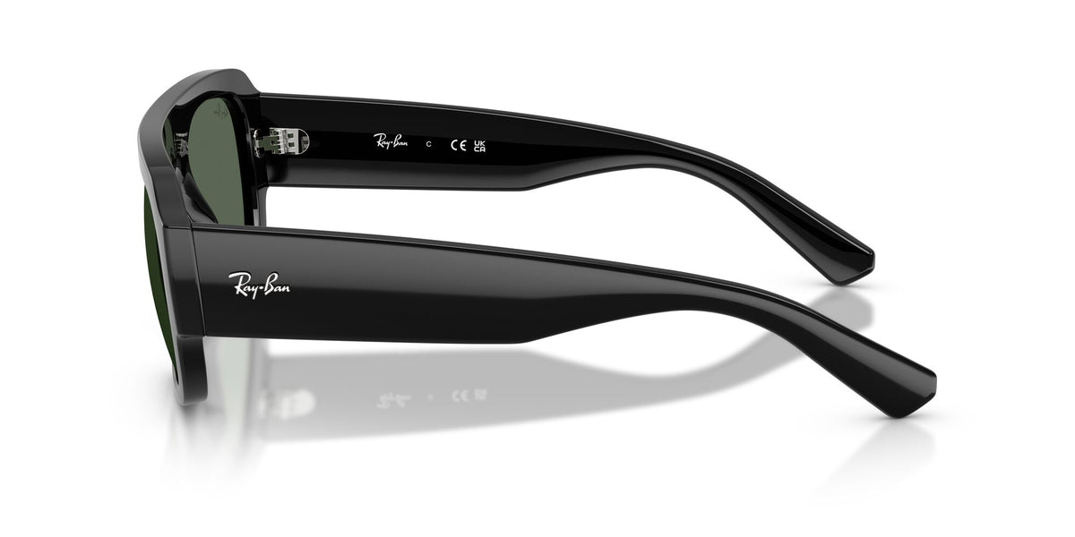 Ray Ban 0RB2218 667771 55 Black/ Dark Green