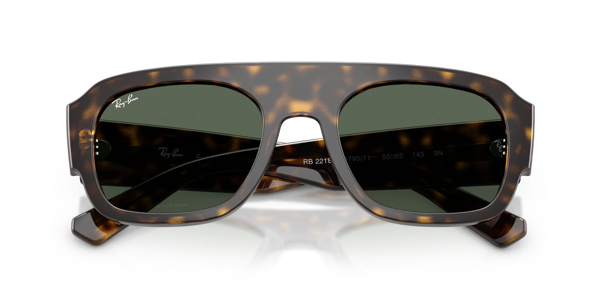 Ray Ban 0RB2218 679071 55 Tortoise/ Green