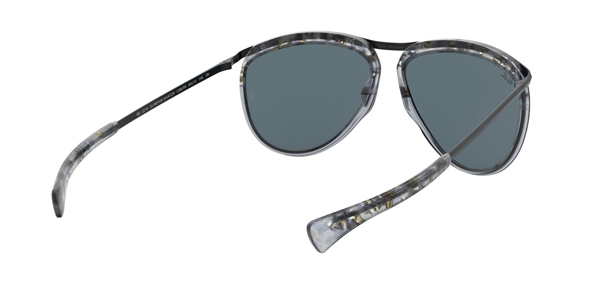 RB 2219 Ray-Ban Olympian Aviator Grey Havana / Blue Classic 59 59 / Crystal / Metal / Metal