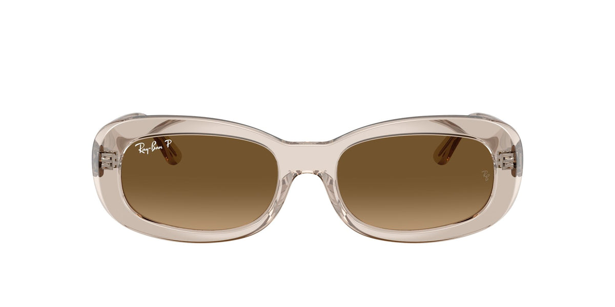 Ray Ban 0RB2221F 6827M2 55 Brown/ Gradient Brown Polarized
