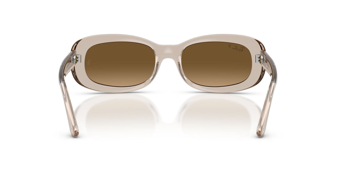 Ray Ban 0RB2221F 6827M2 55 Brown/ Gradient Brown Polarized