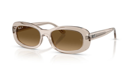 Ray Ban 0RB2221F 6827M2 55 Brown/ Gradient Brown Polarized