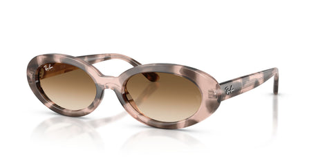 Ray-Ban 0RB222314495154 Opal Pink Havana/ Clear Gradient Brown