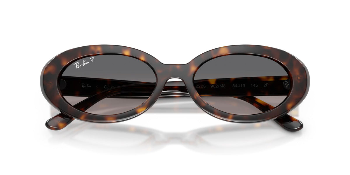 Ray-Ban 0RB2223902M354 Havana/ Grey Gradient Polarized