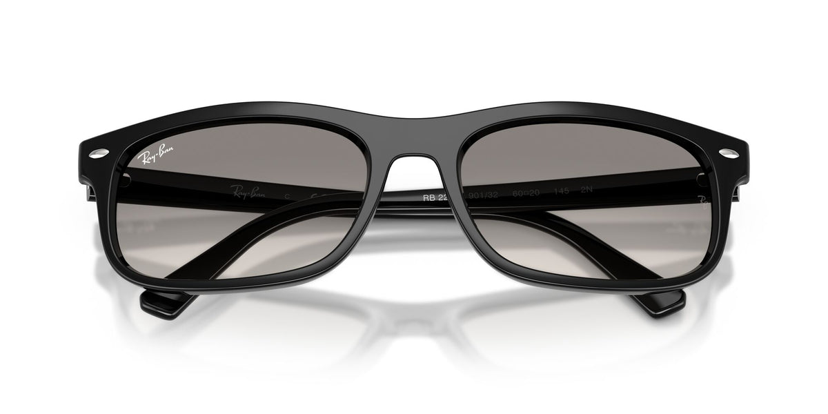 Ray-Ban 0RB22249013257 Black/ Clear Gradient Grey