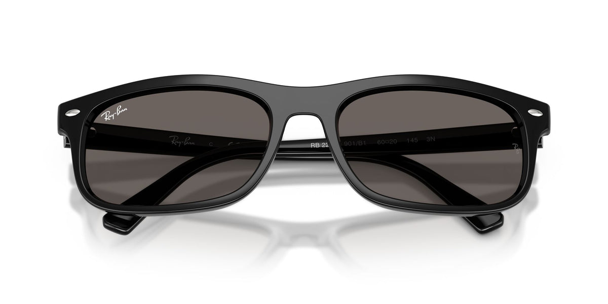 Ray-Ban 0RB2224901B157 Black/ Dark Grey