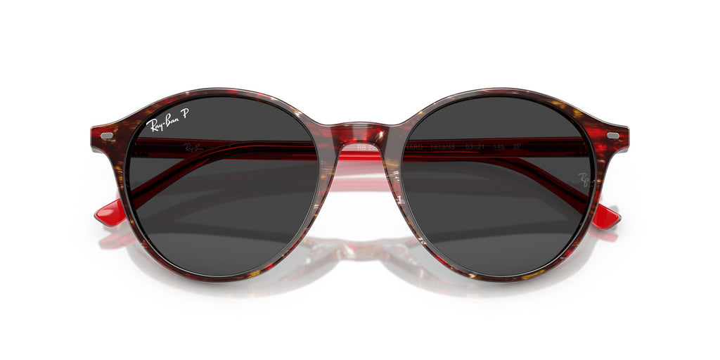 Ray-Ban Bernard 0RB2230 141948 51 Transparent Shade Fantasy Red/ Polarised Black