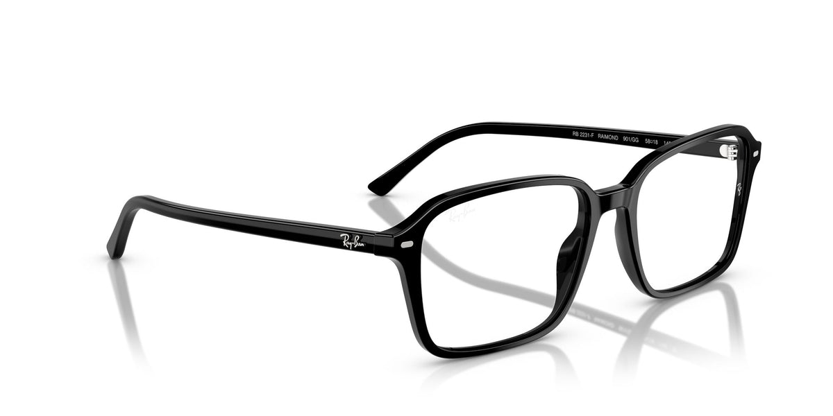 Ray-Ban Raimond 0RB2231F 901/GG 56 Black/ Transitions 8 Sapphire