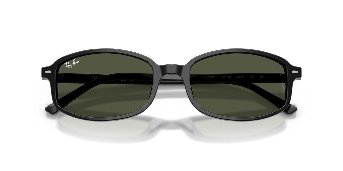 Ray Ban 0RB2232F 901/31 54 Black/ Green