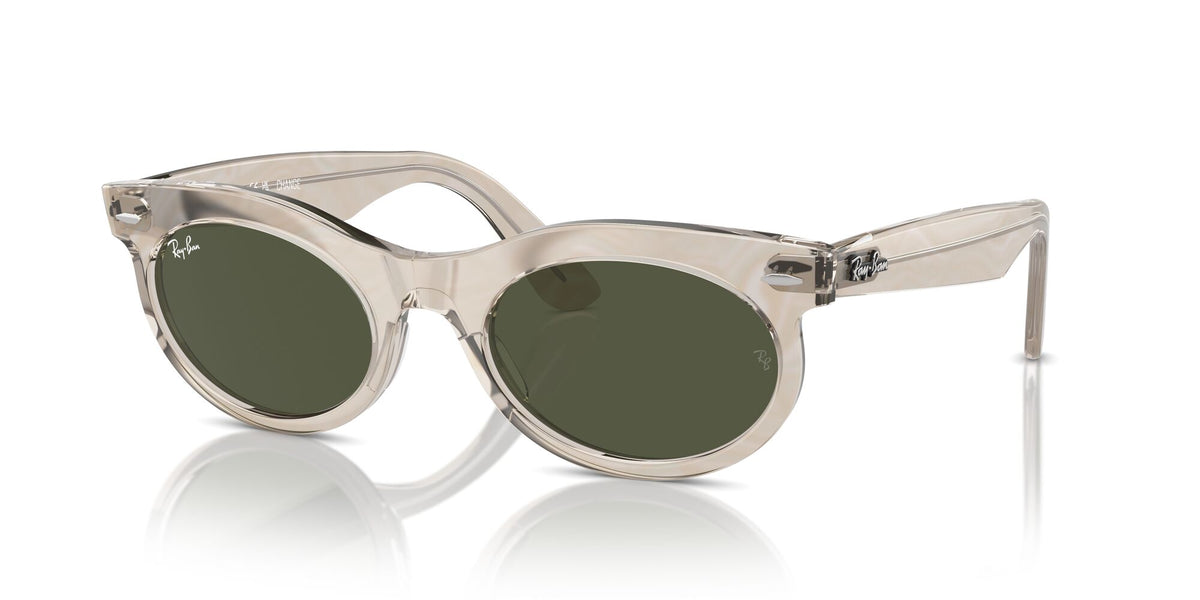 Ray-Ban Wayfarer Oval 0RB2242F 138331 53 Photo Waves Grey/ Green