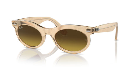 Ray-Ban Wayfarer Oval 0RB2242F 138685 53 Photo Waves Brown/ Brown
