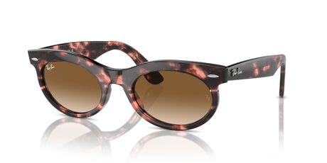 Ray-Ban Wayfarer Oval 0RB2242 133451 50 Pink Havana/ Clear & Brown