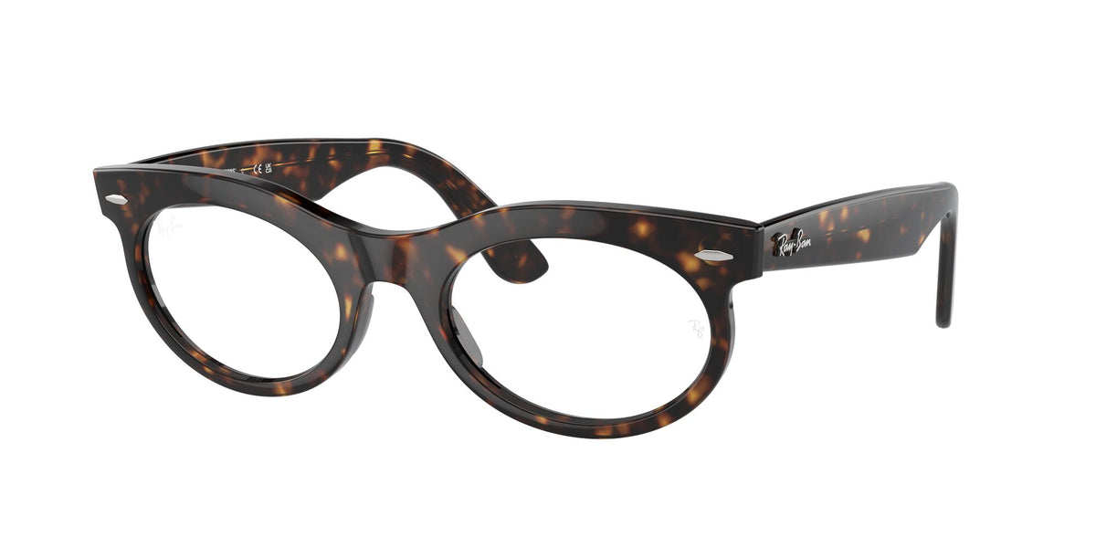 Ray-Ban Wayfarer Oval 0RB2242 902/GI 53 Havana/ Clear/Brown