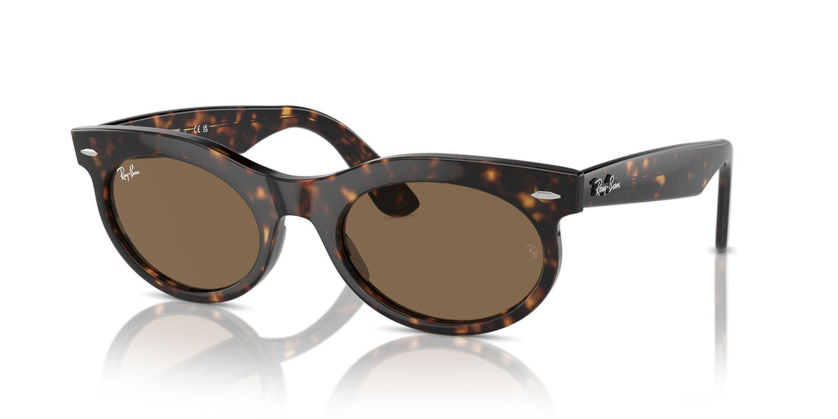 Ray-Ban Wayfarer Oval 0RB2242 902/GI 53 Havana/ Clear/Brown