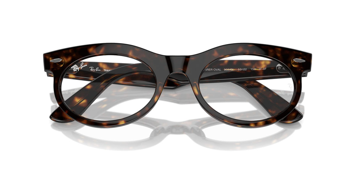 Ray-Ban Wayfarer Oval 0RB2242 902/GI 50 Havana/ Clear/Brown