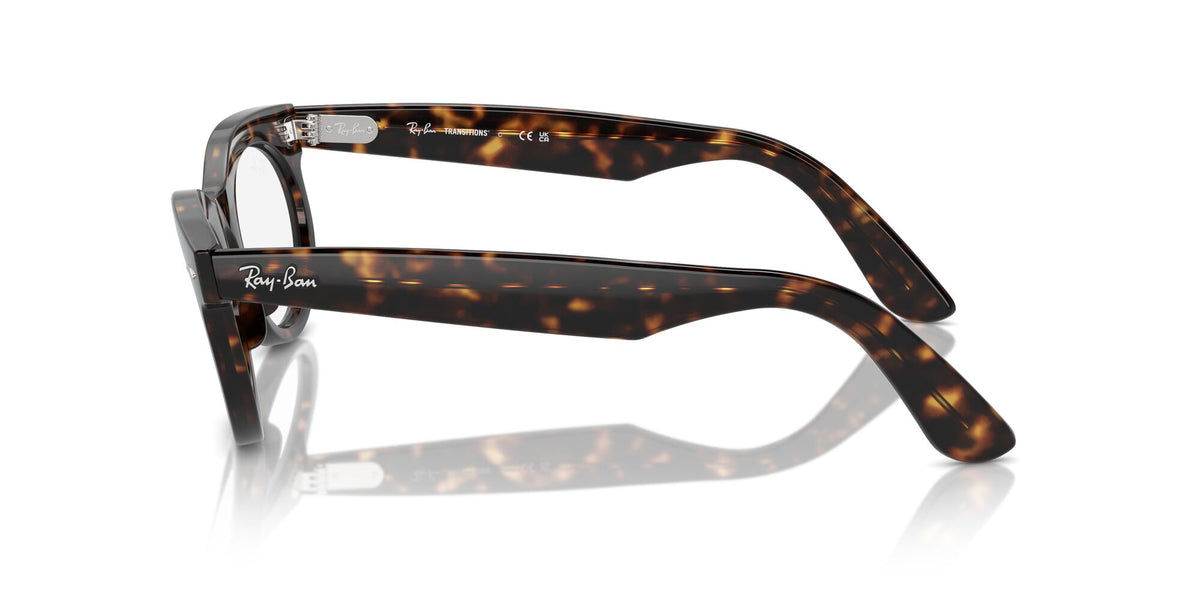 Ray-Ban Wayfarer Oval 0RB2242 902/GI 53 Havana/ Clear/Brown