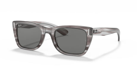 RB 2248 Ray-Ban Caribbean Striped Grey / Dark Grey 52 52 / Crystal / Acetate / Acetate