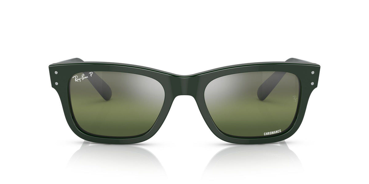 RB 2283F Ray-Ban Mr Burbank Green / Green 55 55 / Crystal / Acetate / Acetate