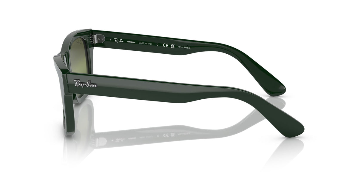 RB 2283F Ray-Ban Mr Burbank Green / Green 55 55 / Crystal / Acetate / Acetate