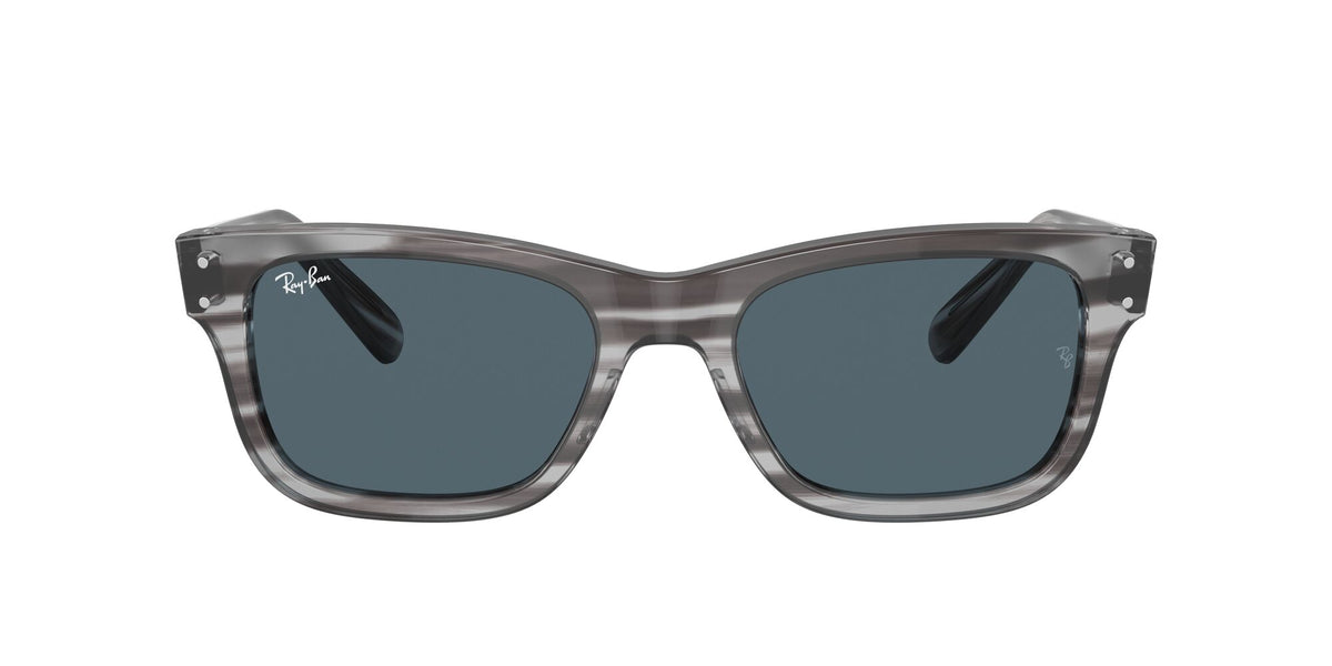 RB 2283 Ray-Ban Mr Burbank Grey / Blue 58 58 / Crystal / Acetate / Acetate