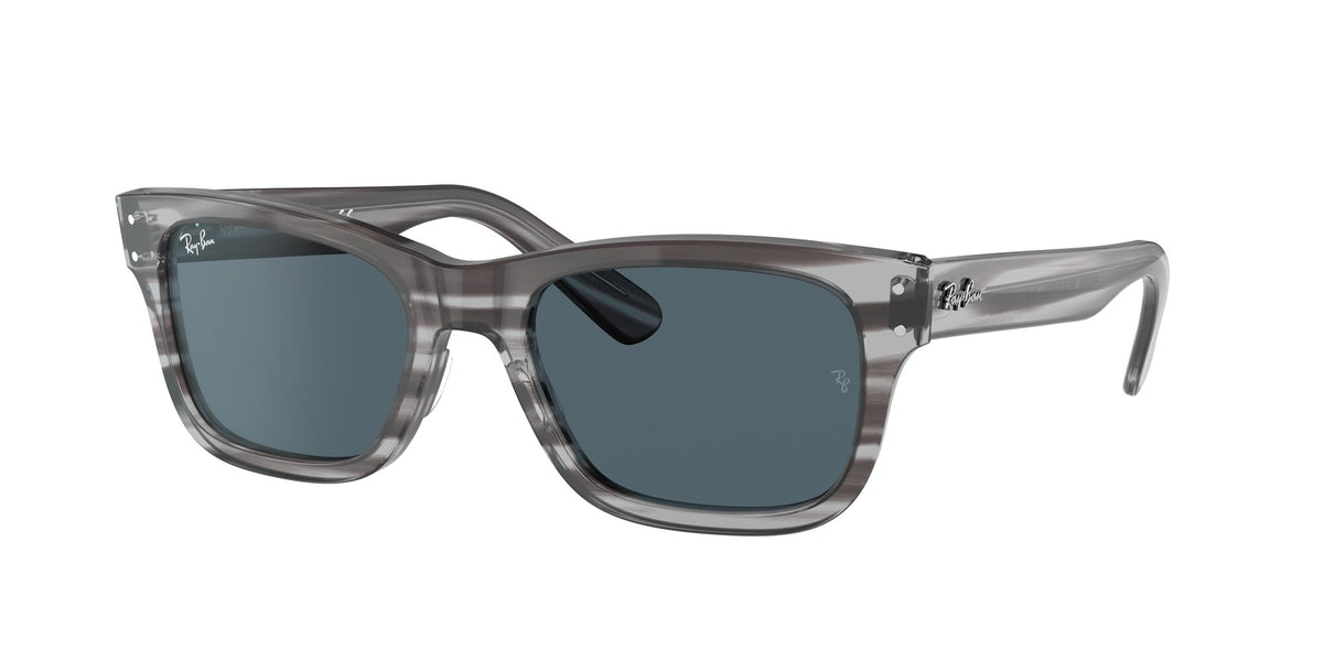 RB 2283 Ray-Ban Mr Burbank Grey / Blue 58 58 / Crystal / Acetate / Acetate