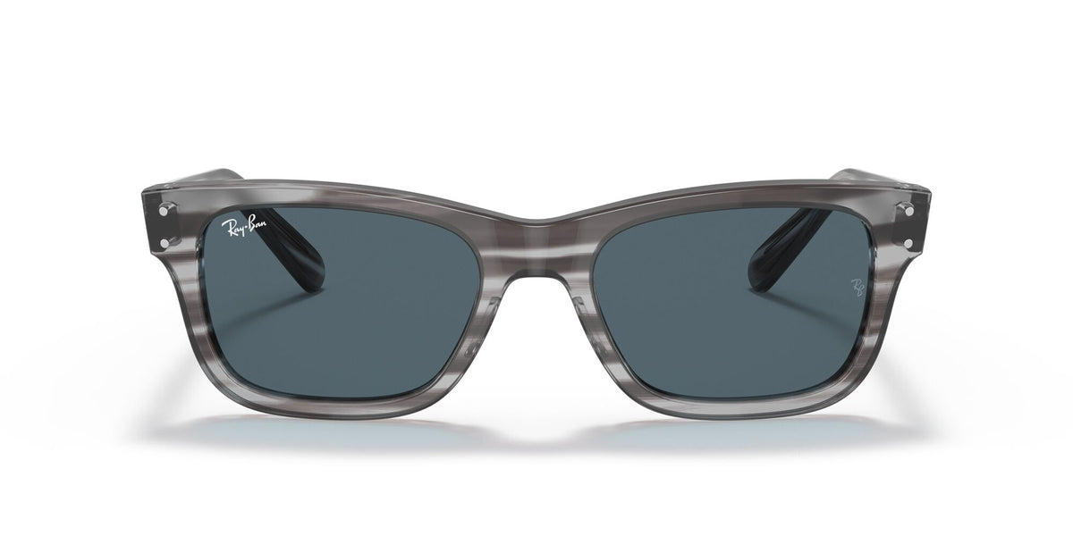 RB 2283 Ray-Ban Mr Burbank Grey / Blue 55 55 / Crystal / Acetate / Acetate