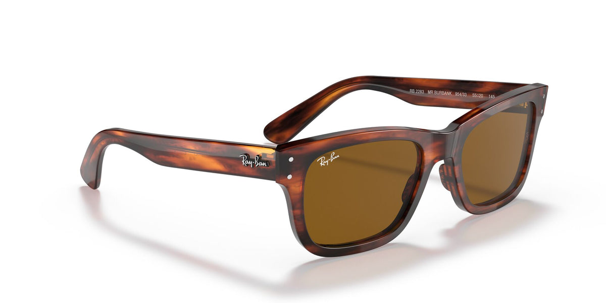 Ray-Ban Mr Burbank 0RB2283 954/33 52 Striped Havana/ Brown 52 / Crystal / Acetate / Acetate